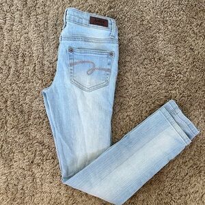 Justice Sky Blue Skinny Jeans for Women